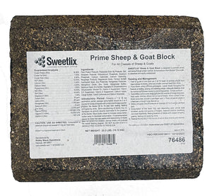 Sweetlix Prime Sheep & Goat Pressed Block, 33lb