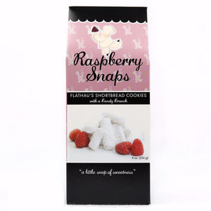 Flathau’s Raspberry Snaps Shortbread Cookies, 8oz