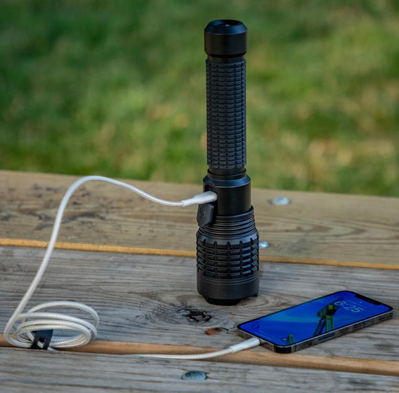 Kodiak Kong Tactical Rechargeable Flashlight w/Powerbank