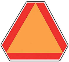 Slow Moving Vehicle Reflective Emblem