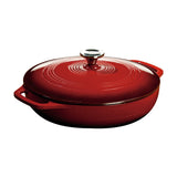 Lodge Cast Iron Enameled Casserole, 3.6Qt