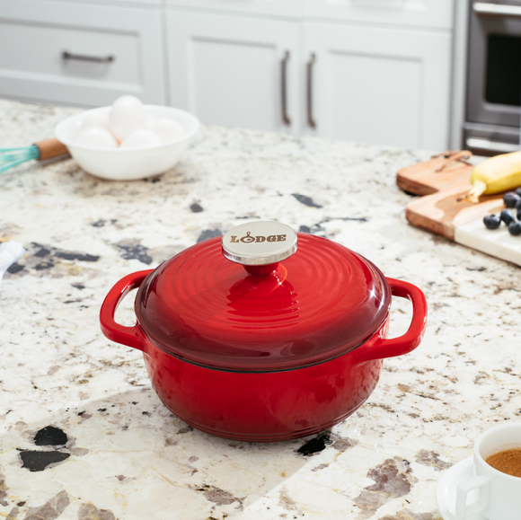 Lodge Cast Iron Enameled Dutch Oven