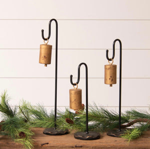 Shepherd Hook Trio Bells