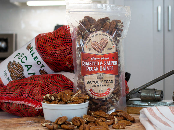 Pecans, Roasted & Salted, 16oz