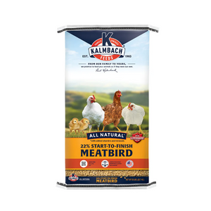 Kalmbach 22% Meatbird Crumbles, 50lb