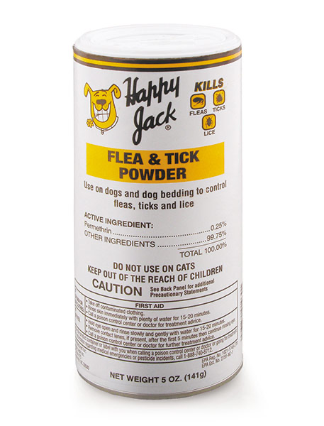 Happy Jack Flea and Tick Powder, 5oz