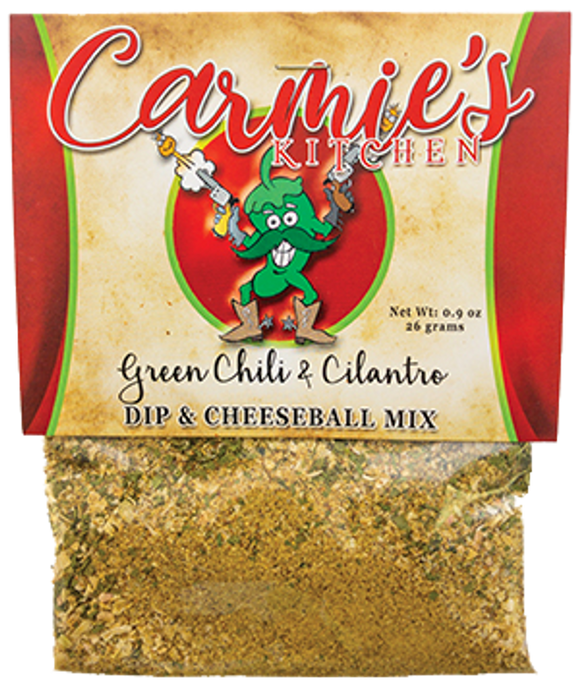 Carmie’s Green Chile & Cilantro Dip & Cheeseball Mix