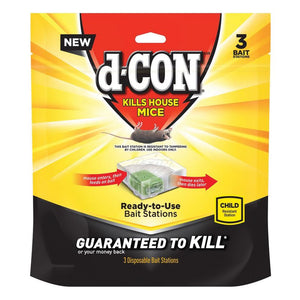 d-CON Bait Station, 3pk