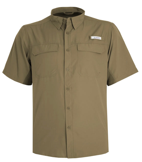 Habit Men’s Trappers Cabin Hybrid Shirt, Short Sleeve