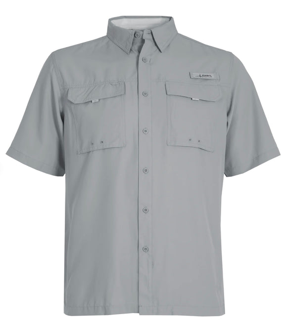 Habit Men’s Flushing Bay River Shirt, Short Sleeve