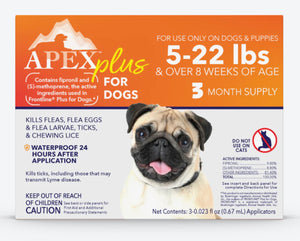 APEX Plus for Dogs, Three Dose