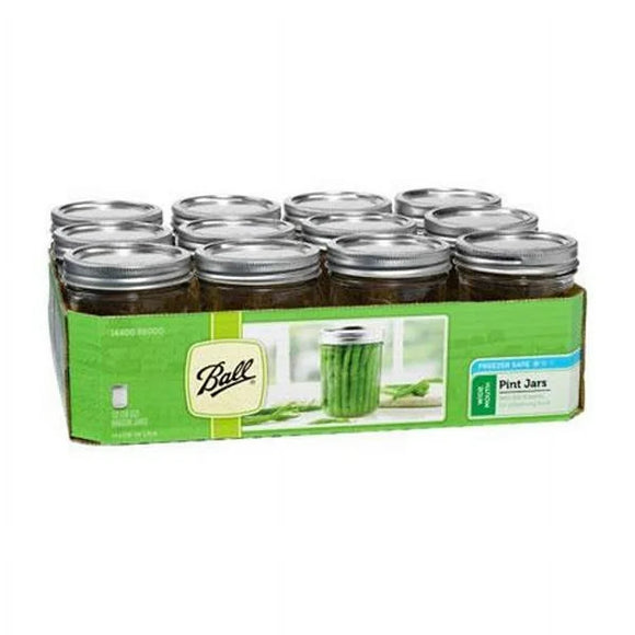 Ball Mason Wide Mouth Jars w/Lids
