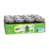 Ball Mason Wide Mouth Jars w/Lids