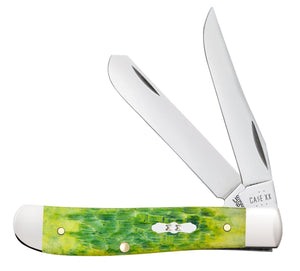 Case Green Apple Bone Peach Seed, SS Blade