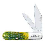 Case Green Apple Bone Peach Seed, SS Blade