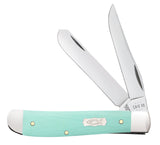 Case Seafoam Green G-10, SS Blade