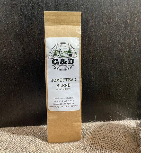 G&D “Homestead” Coffee