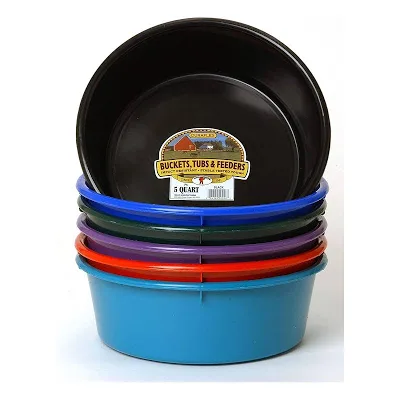 Little Giant Plastic Feed Pan, 5qt