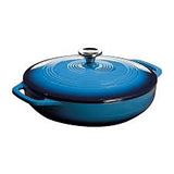 Lodge Cast Iron Enameled Casserole, 3.6Qt