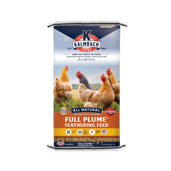 Kalmbach 20% Full Plume Feathering Mini Pellet, 50lb