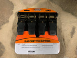 Ratchet Tie Down, 4pk