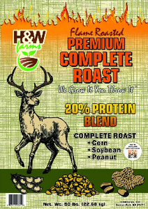 Roasted Bean Cuisine Deer Attractant - 12 Lb High Protein Deer Feed With Digestive Supplement