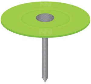 Plastic Cap Nails, 2”