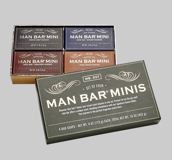 Man Bar Mini, 4 Piece