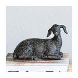 Resin Goat with Cast Iron Finish