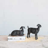 Resin Goat with Cast Iron Finish