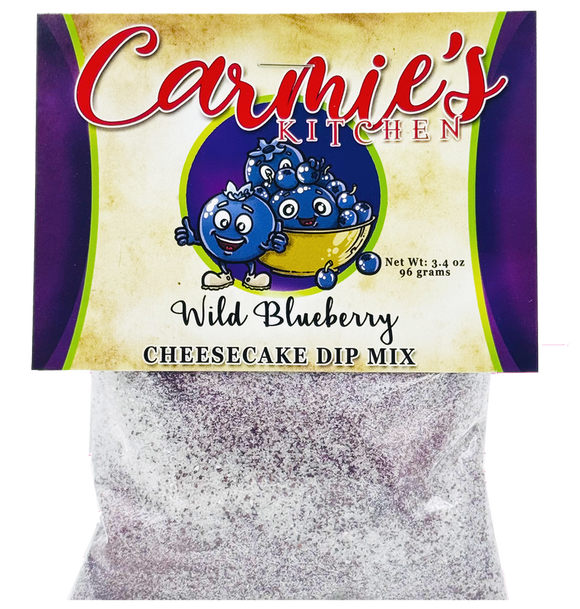 Carmie’s Wild Blueberry Cheesecake Dip Mix