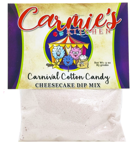 Carmie’s Carnival Cotton Candy Cheesecake Dip Mix