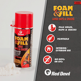 Red Devil Foam & Fill Expanding Foam, 12oz