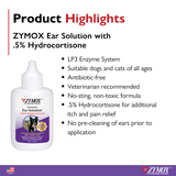 Zymox Ear Solution for Cats & Dogs, 1.25oz