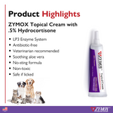 Zymox Topical Cream Skin Support, 1oz