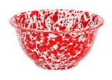 Crow Canyon Splatter Small Footed Bowl, 14oz