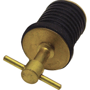 Shoreline Marine Brass Twist Drain Plug, 1"