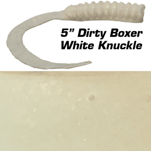 Fishbites 5" Dirty Boxer Curly Tail, 6pk