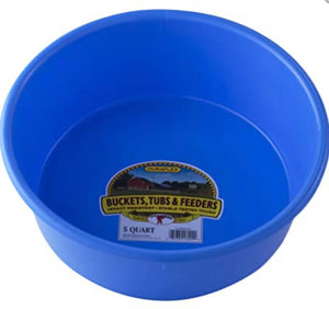 Plastic Feed Pan, 5qt