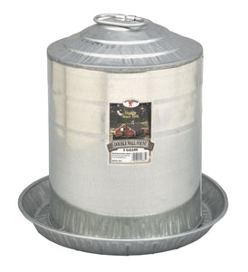Galvanized Double Wall Poultry Fount
