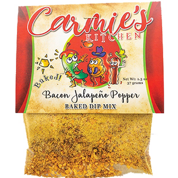Carmie’s Bacon Jalapeño Popper Baked Dip Mix