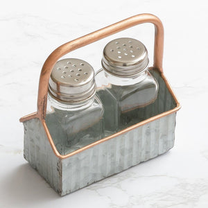 Corrugated Metal Farmhouse Canister Collection
