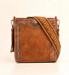 Blazin Roxx Ivy Tan Crossbody Bag, Concealed Carry