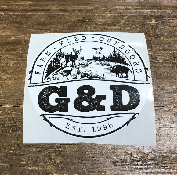 G&D Vinyl Sticker, 4