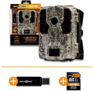 Spypoint Force-Dark Trail Camera with SD Card & Reader