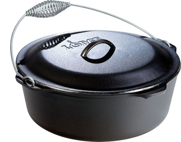 Lodge Cast Iron Dutch Oven with Bail Handle