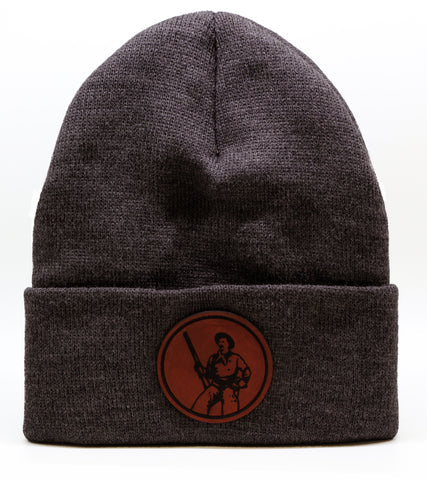 Henry Pride Leather Patch Beanie