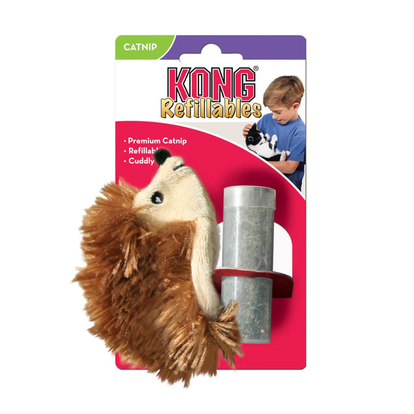KONG Refillables Catnip Toy, Hedgehog
