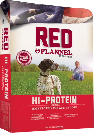 Red Flannel Hi-Protein Dog Formula, 50lb