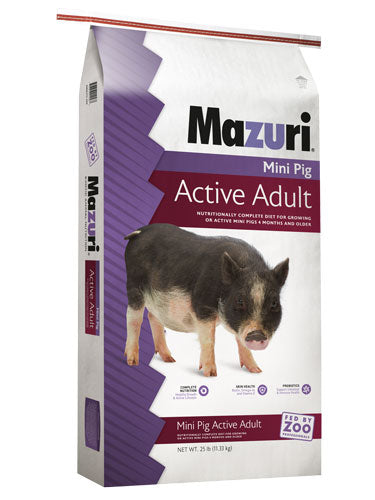 Mazuri Mini Pig Active Adult, 25lb